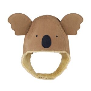 🐨❄️ Donsje Kids KAPI Winter Leather Hat – Koala | Size 1–2Y | NWT